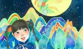 中秋节绘画一等奖