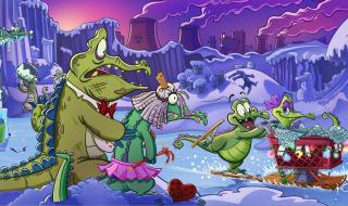 鳄鱼爱洗澡 鳄鱼爱洗澡